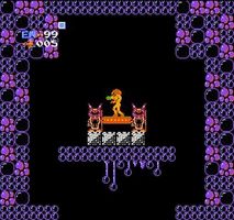 une photo d'Ã©cran de Metroid sur Nintendo Nes